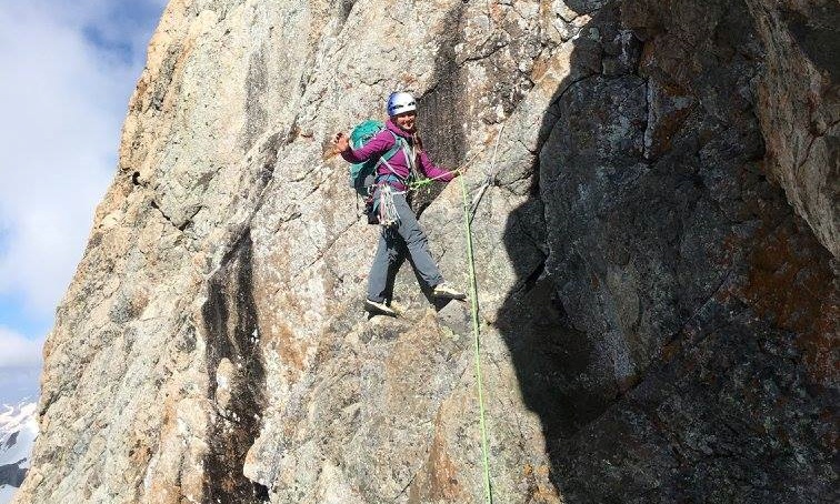 Lou Reynolds trad climbing